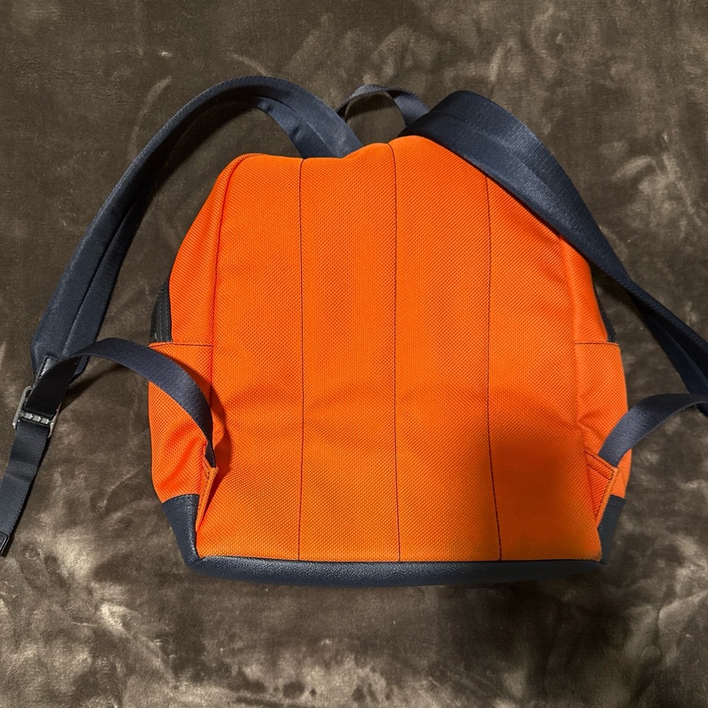 Michael Kors Orange and Black Backpack - Picture 6 of 10
